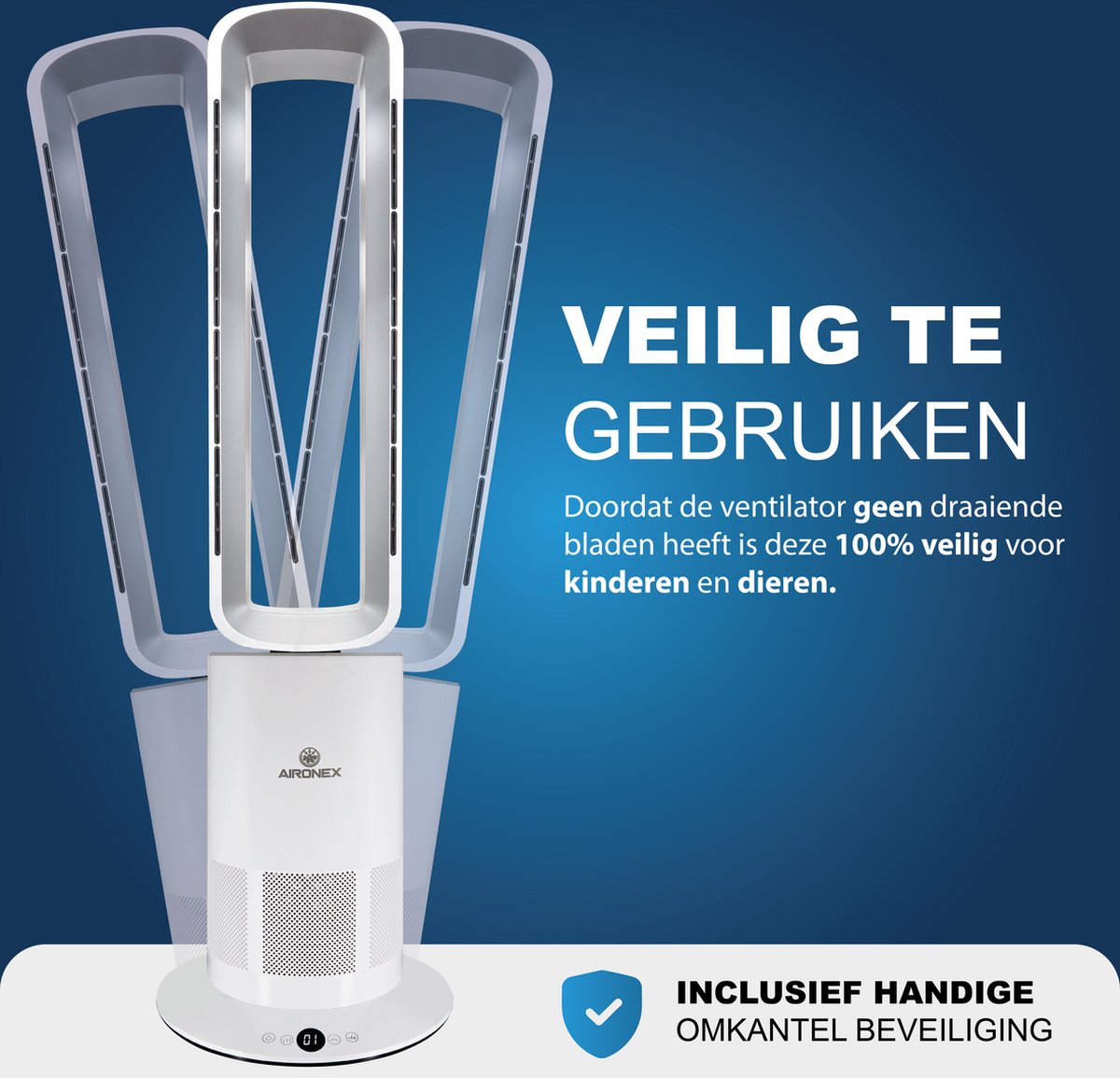 Energiezuinige elektrische kachel - Verwarmen en verkoelen