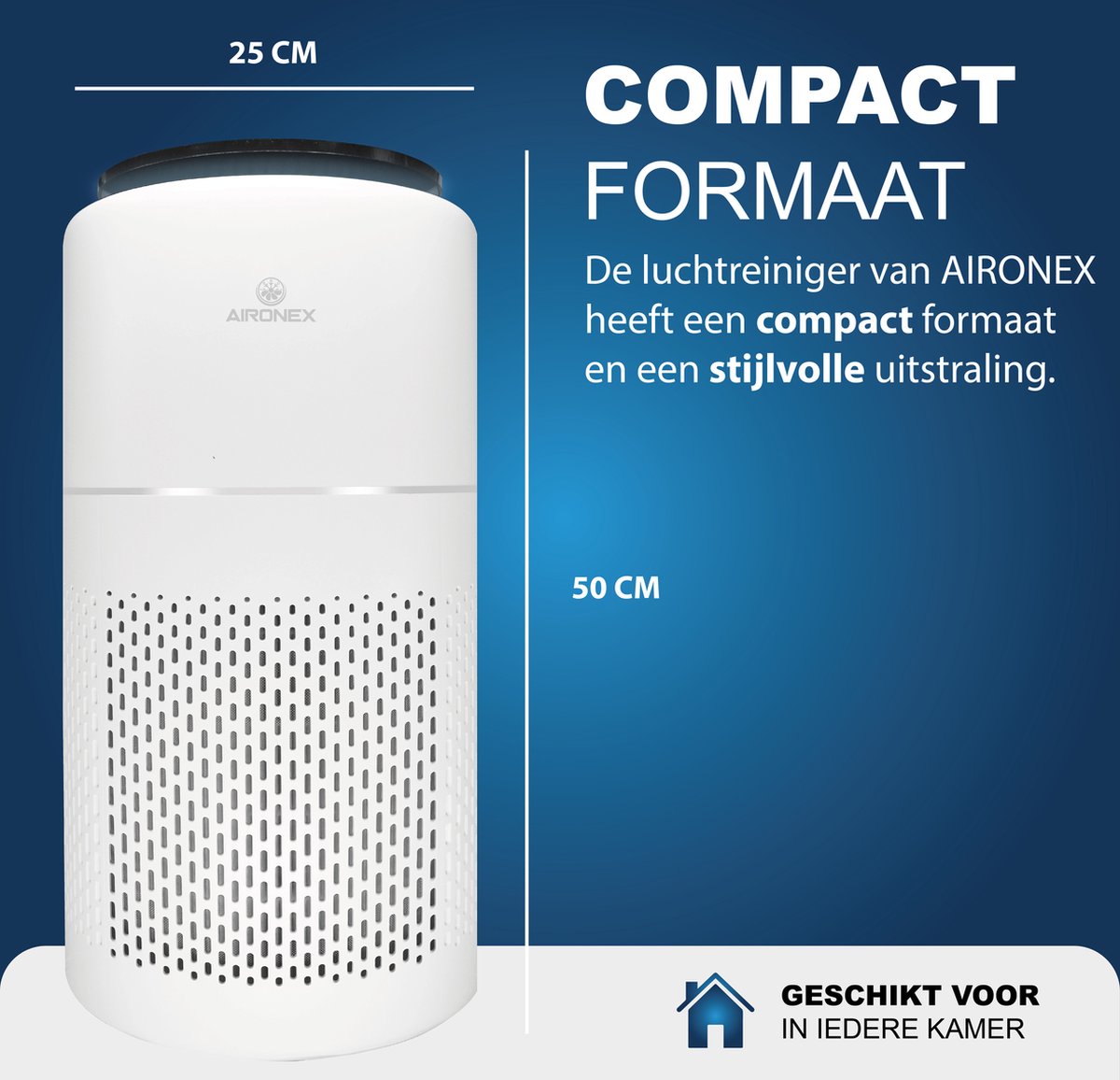 Luchtreiniger Aironex met HEPA filter