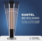 Aironex Infrarood Heater Staand - Luxe Terrasverwarmer