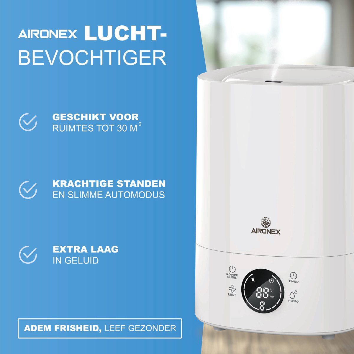Luchtbevochtiger Aironex 6 liter