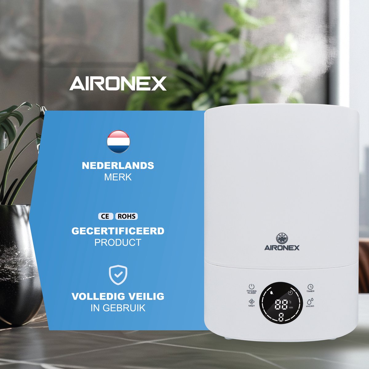 Luchtbevochtiger Aironex 6 liter