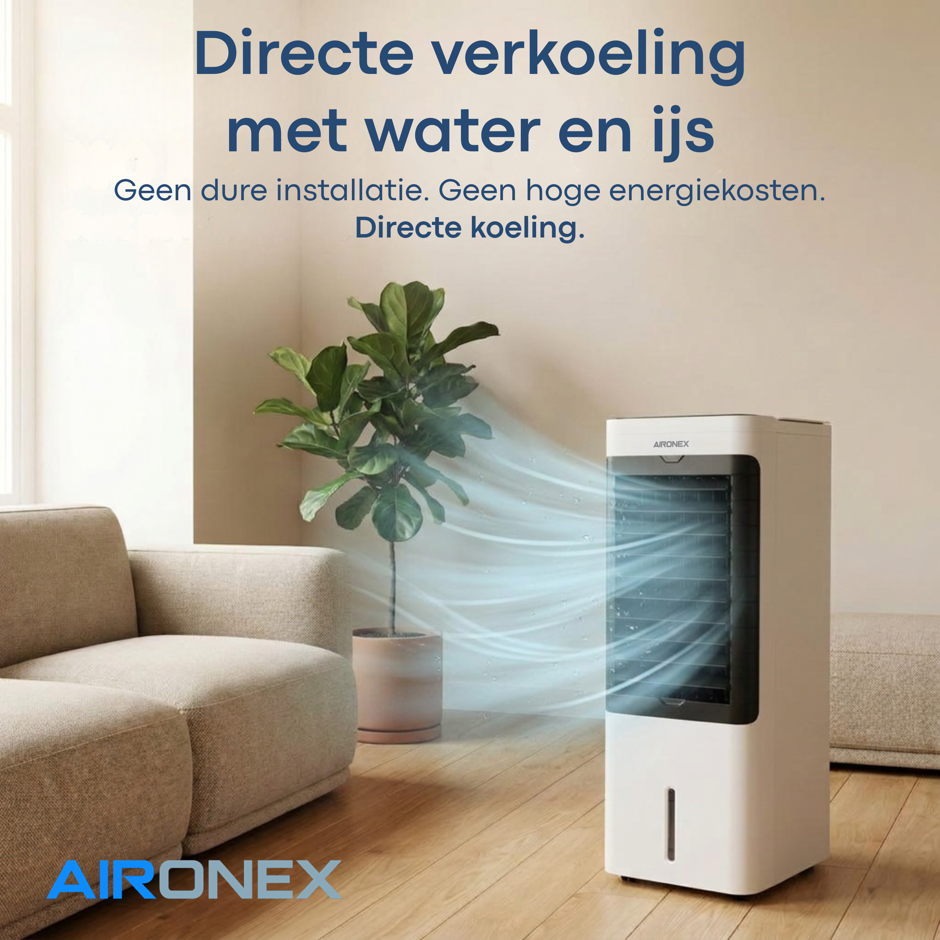 Aironex Aircooler / Luchtkoeler – 5L Watertank -Set van 2 (15% Bundelkorting)
