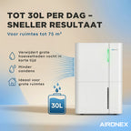 Luchtontvochtiger Aironex 30 liter