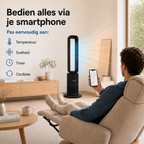 Bladloze Ventilator Zwart
