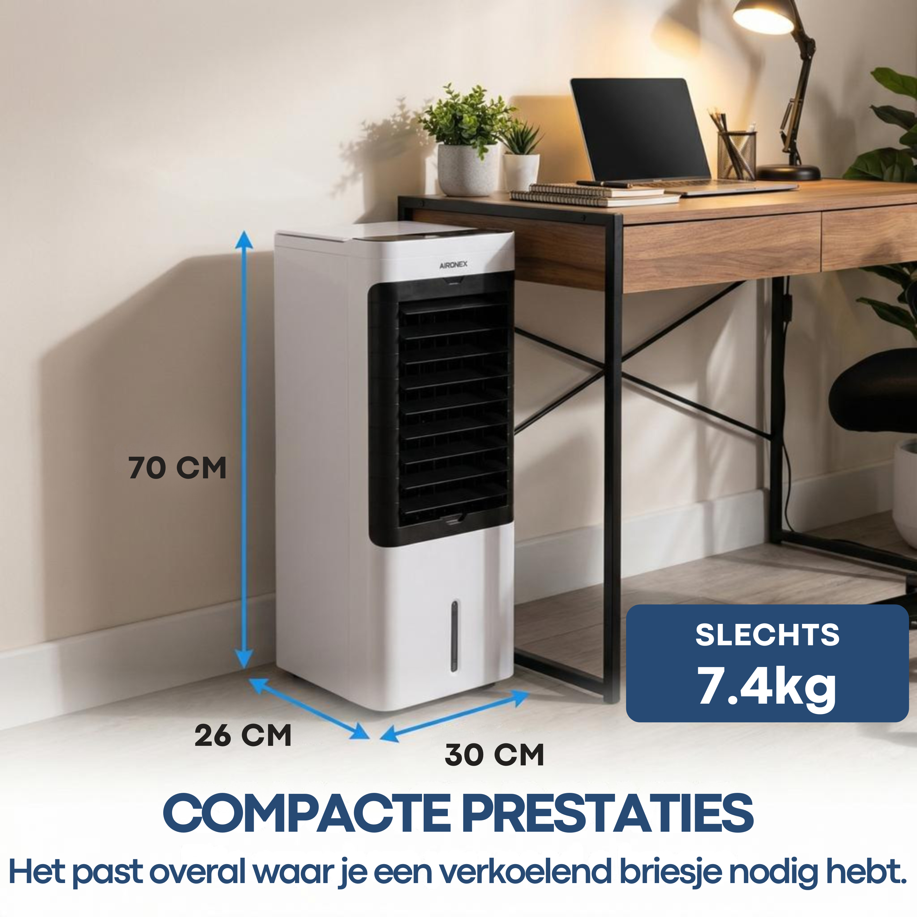 Aironex Aircooler / Luchtkoeler – 5L Watertank -Set van 2 (15% Bundelkorting)