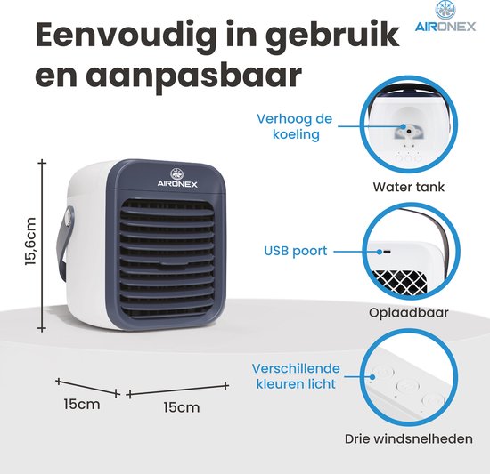 Aircooler Blauw