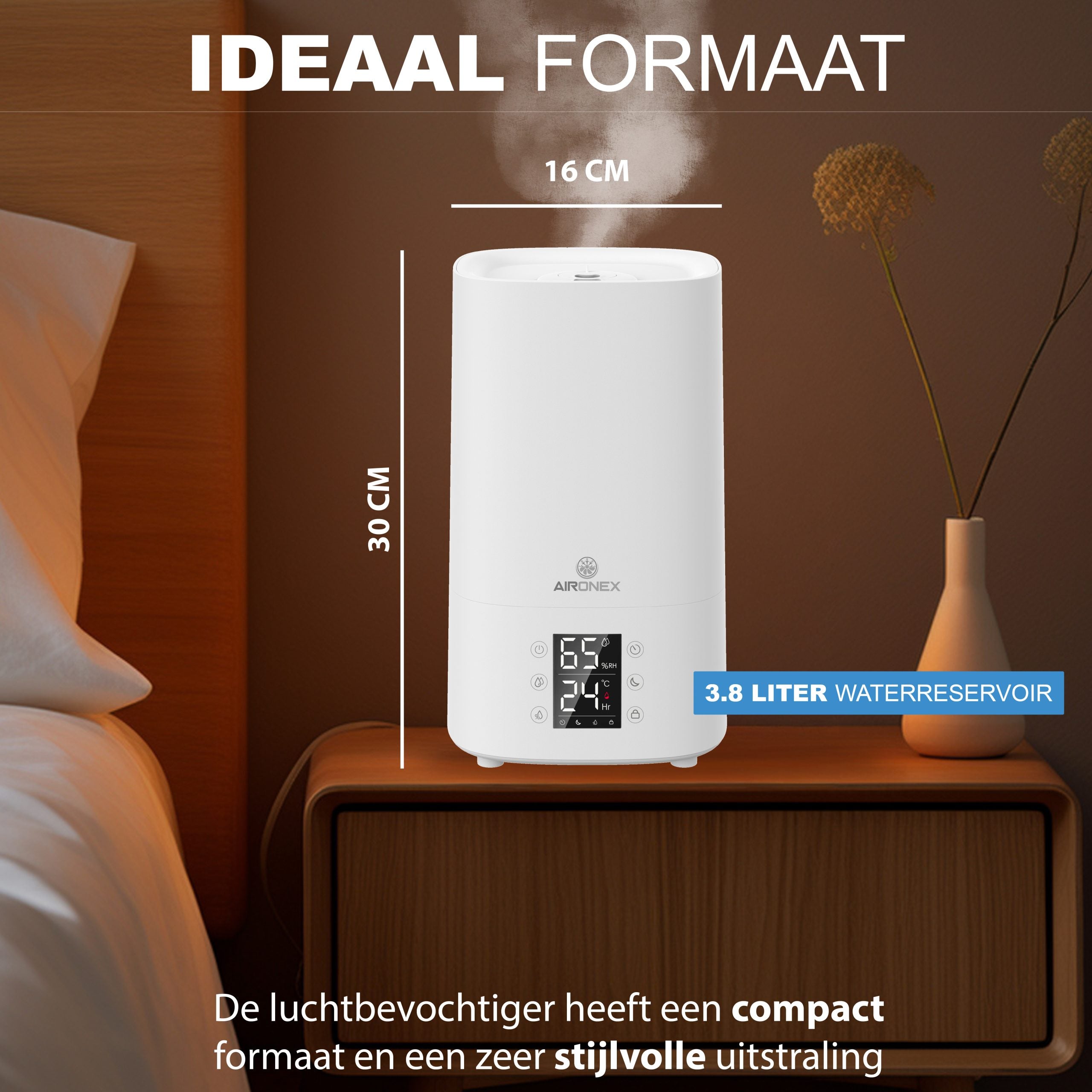 Luchtbevochtiger 3.8 liter
