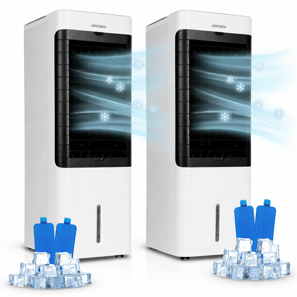 Aironex Aircooler / Luchtkoeler – 5L Watertank -Set van 2 (15% Bundelkorting)