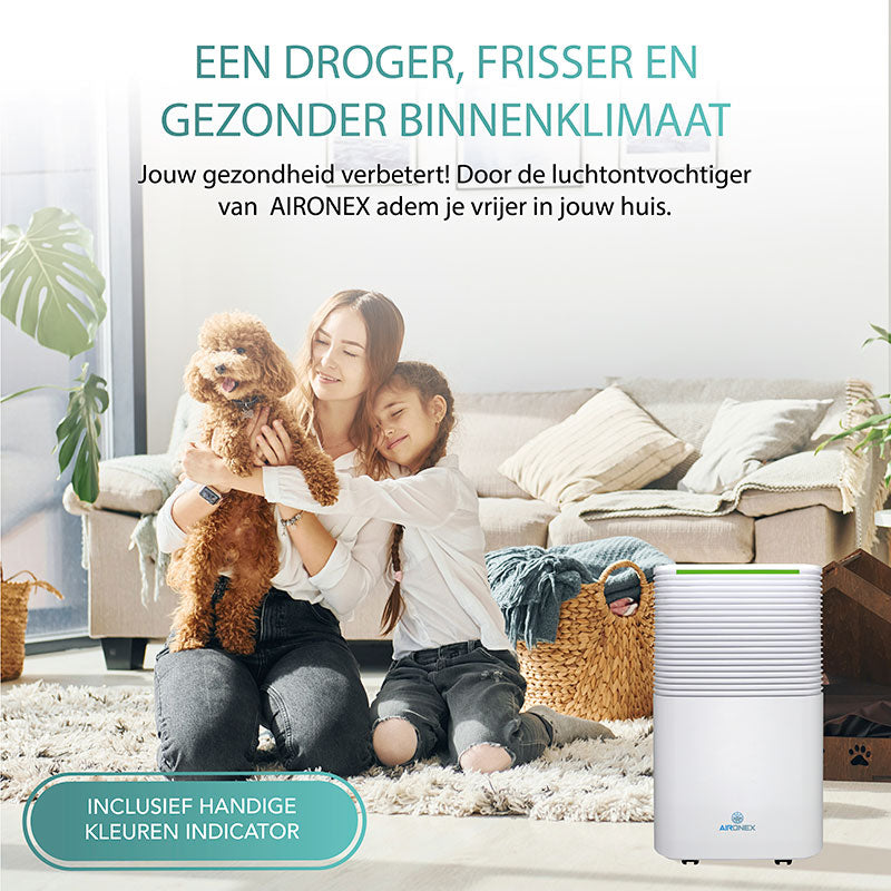 Luchtontvochtiger Ontvochtigt 16L Per Dag Was-droog Functie - Voorkomt Luchtontvochtiger Ontvochtigt 16L Per Dag Was-droog Functie - Voorkomt