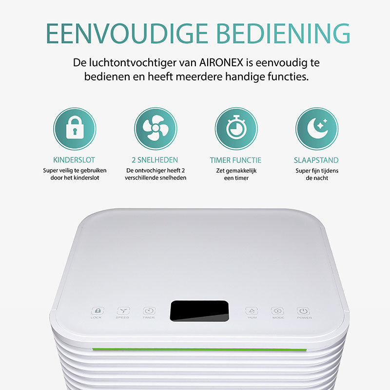 Luchtontvochtiger 12 liter